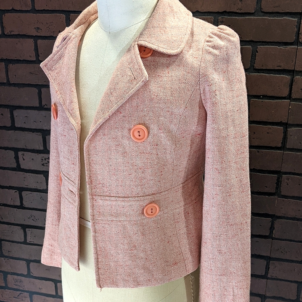 Light Pink Fit & Flare Blazer